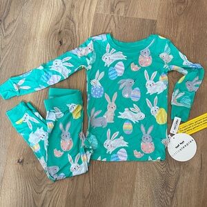 Little Sleepies Hoppy Days 2 Piece Bunny and Egg Pajama Set